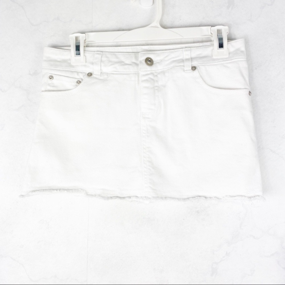 [Limited Too] Classic White Jean Skirt
